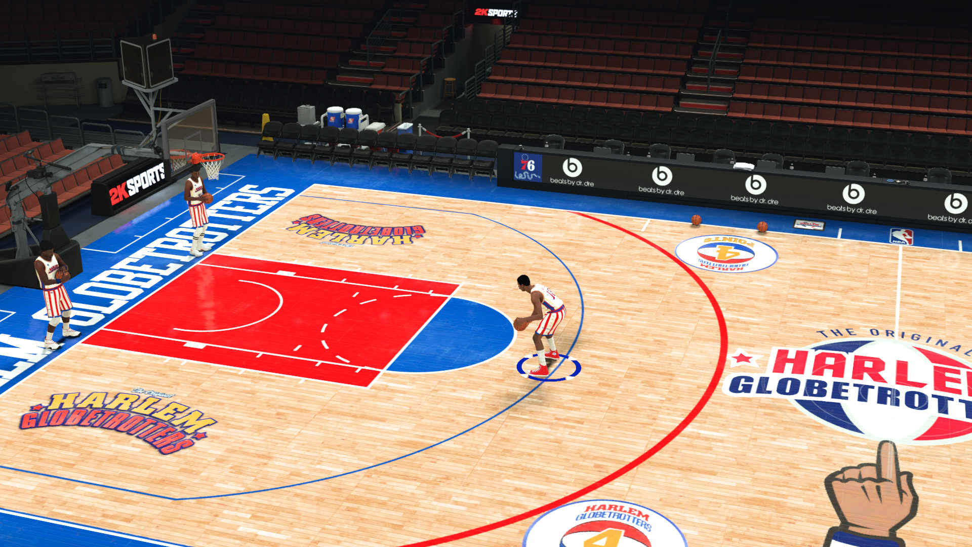 NLSC Forum • Downloads - Harlem Globetrotters Court (Fictional)